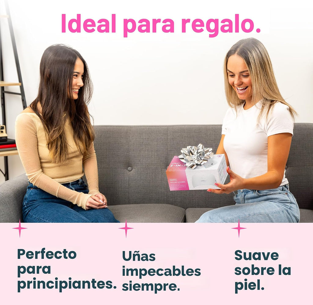 Lámpara secadora de uñas SUNUV de 24 W. , Rosado | Sensor automátic...
