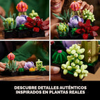 LEGO Botanicals Succulents - Juego de construcción de plantas artif...