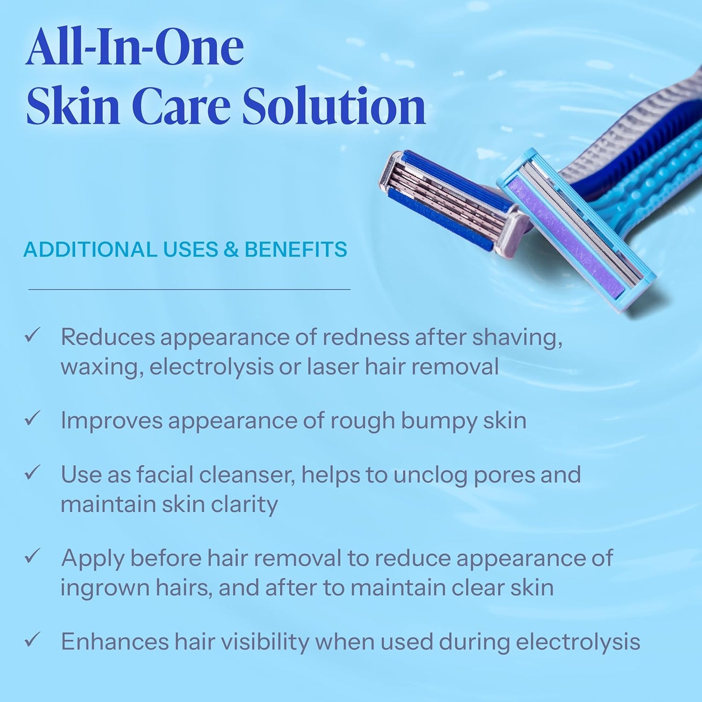 Solución para el cuidado de la piel en botella de Tend Skin.