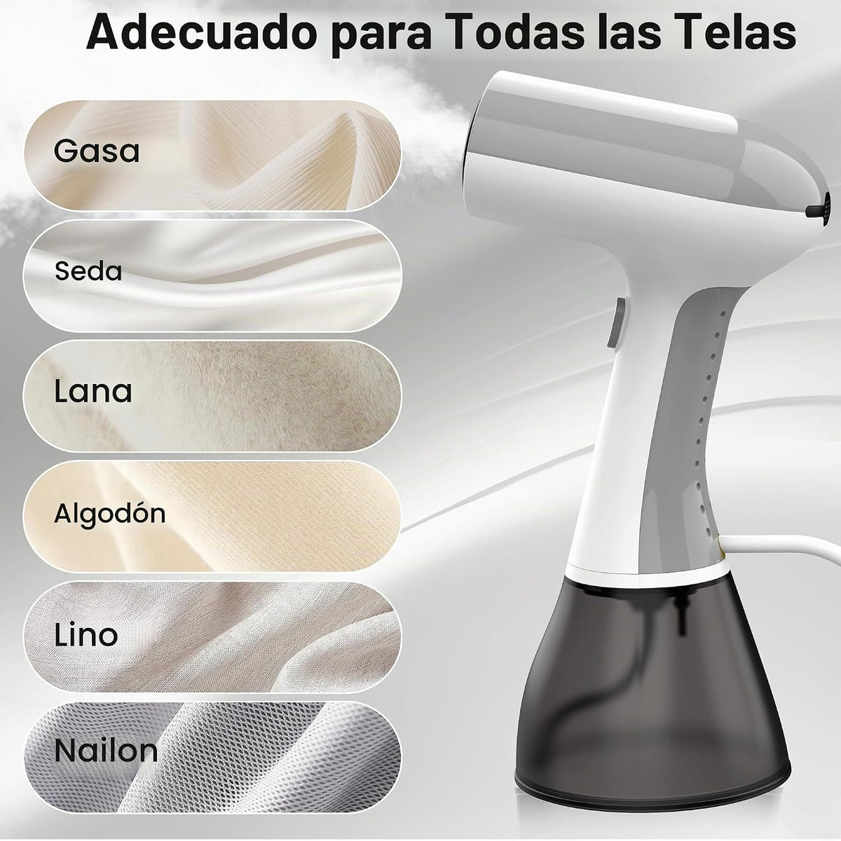 GS01 - Vaporizador de ropa de mano, tanque de agua grande de 13.5 f...