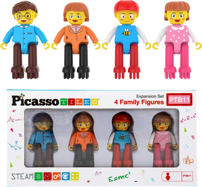 Picasso Toys Bloques de Erizo 4 Figuras de Personajes de Acción Fam...