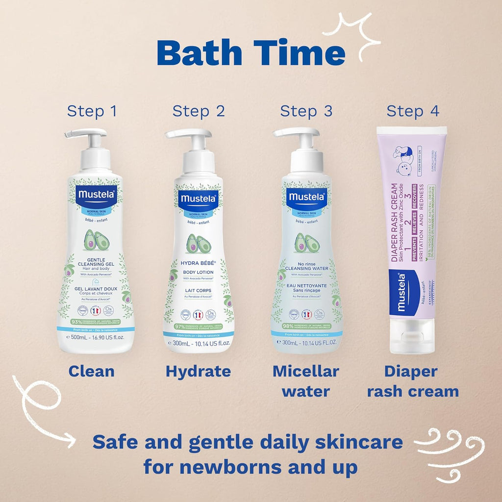 Loción corporal Mustela Hydra para bebé \u2013 Loción hidratante de...
