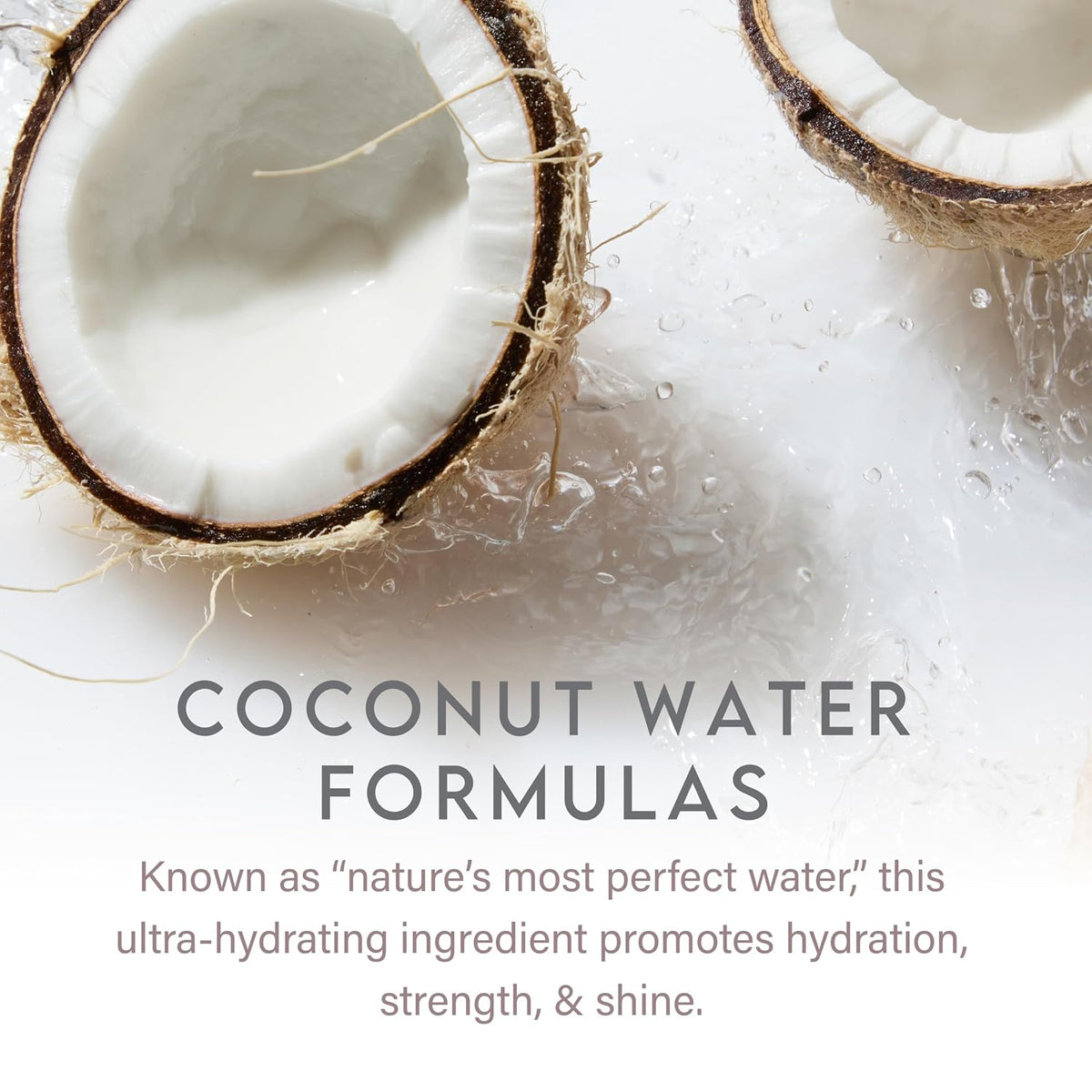 ALURAM Acondicionador sin enjuague de agua de coco para cabello san...