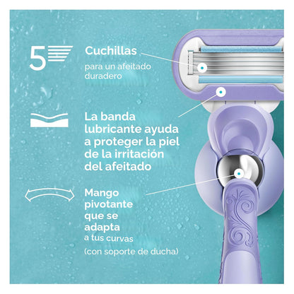 Gillette Venus Maquinilla de afeitar de contorno extra suave para m...