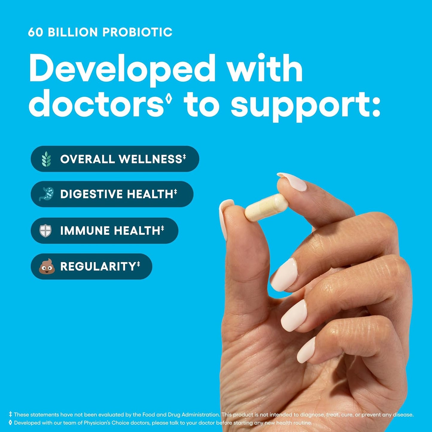 Physician's Choice Probióticos 60 mil millones de UFC \u2013 10...
