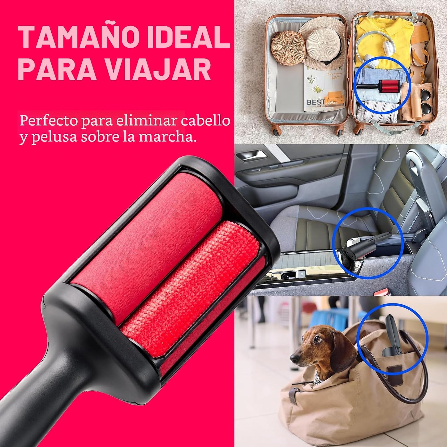 ChomChom Roller para pelo de mascotas \u2013 Herramienta reutilizab...