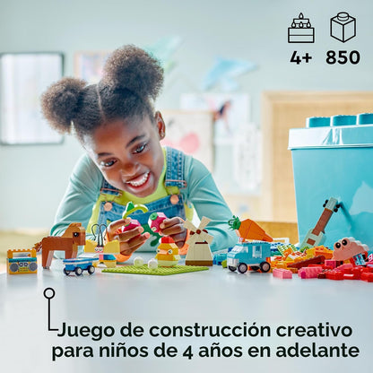 LEGO Bloques de construcción clásicos y vibrantes de caja de ladril...