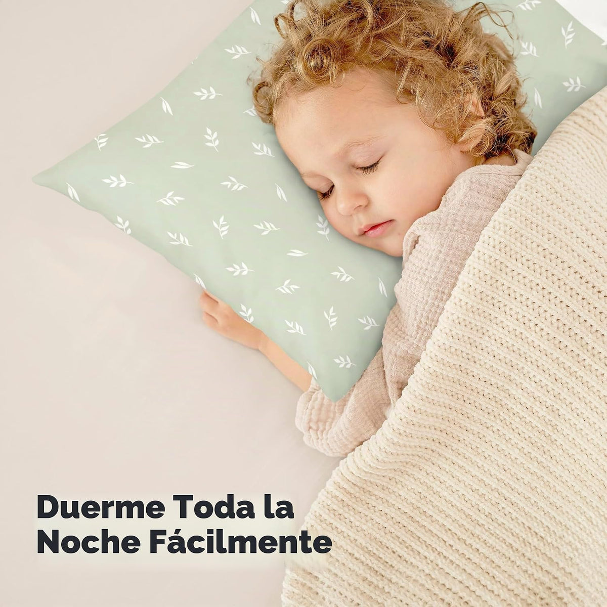 KeaBabies Paquete de 2 almohadas para niños pequeños de 13 x 18 pul...