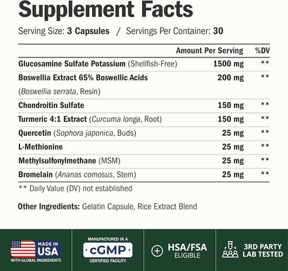 Vimerson Health - Glucosamina condroitina cúrcuma Msm boswellia \u2...