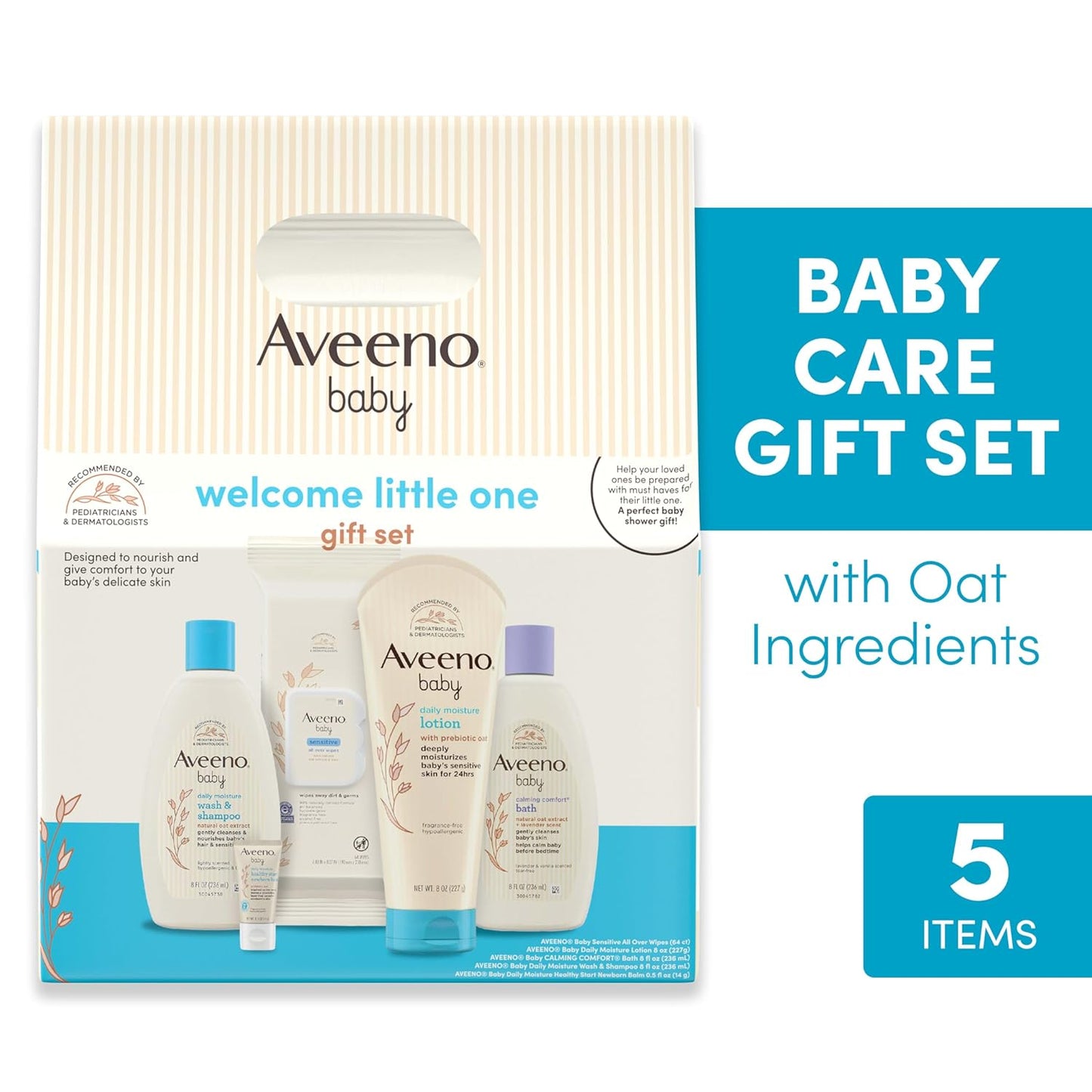 Aveeno Baby Welcome Little One - Set de regalo para el cuidado de l...