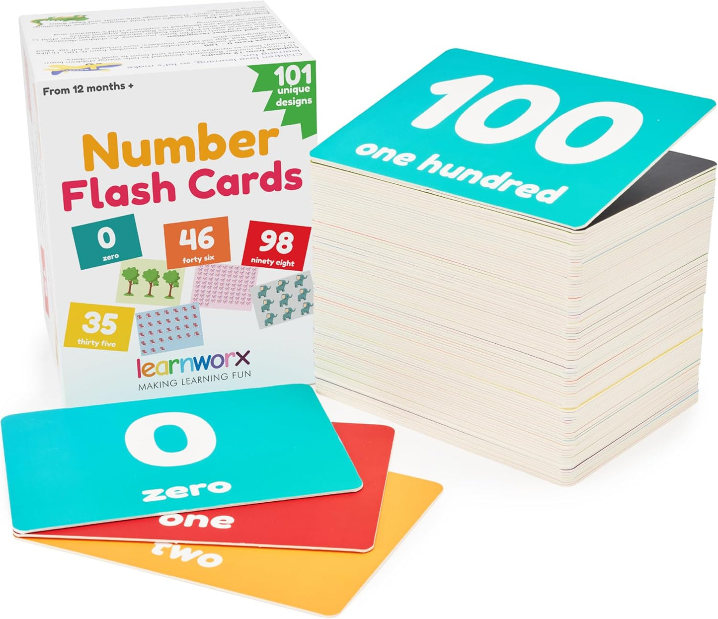 Tarjetas flash de números para niños pequeños | Premiadas - Tarjetas flash de matemáticas para niños pequeños | Aprende a contar tarjetas numéricas 1 a 100 | Ayuda a los niños a contar juegos |