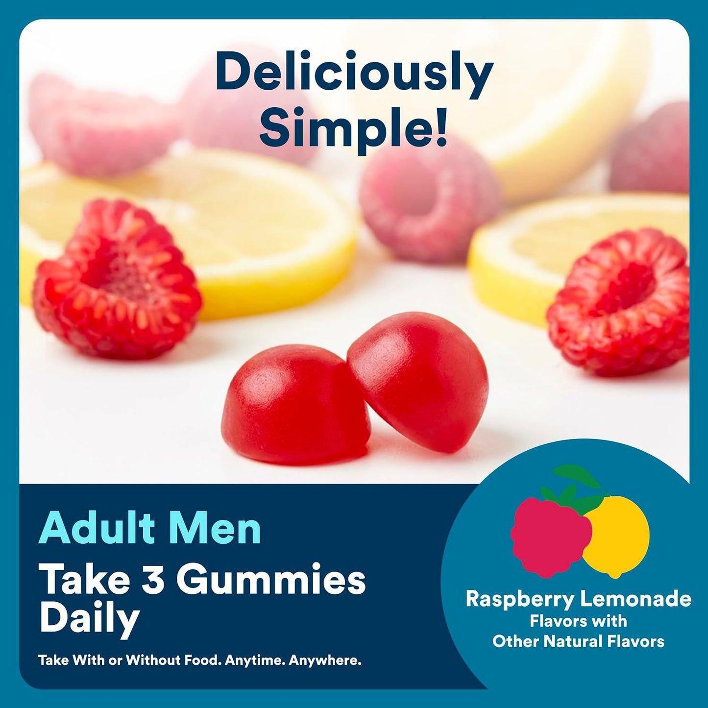 SmartyPants Gomitas multivitamínicas para hombres - Fórmula mejorad...