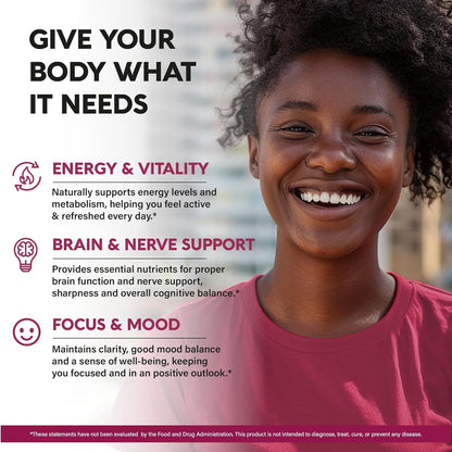 Complejo de vitamina B para hombres y mujeres \u2013 Riboflavina B2...