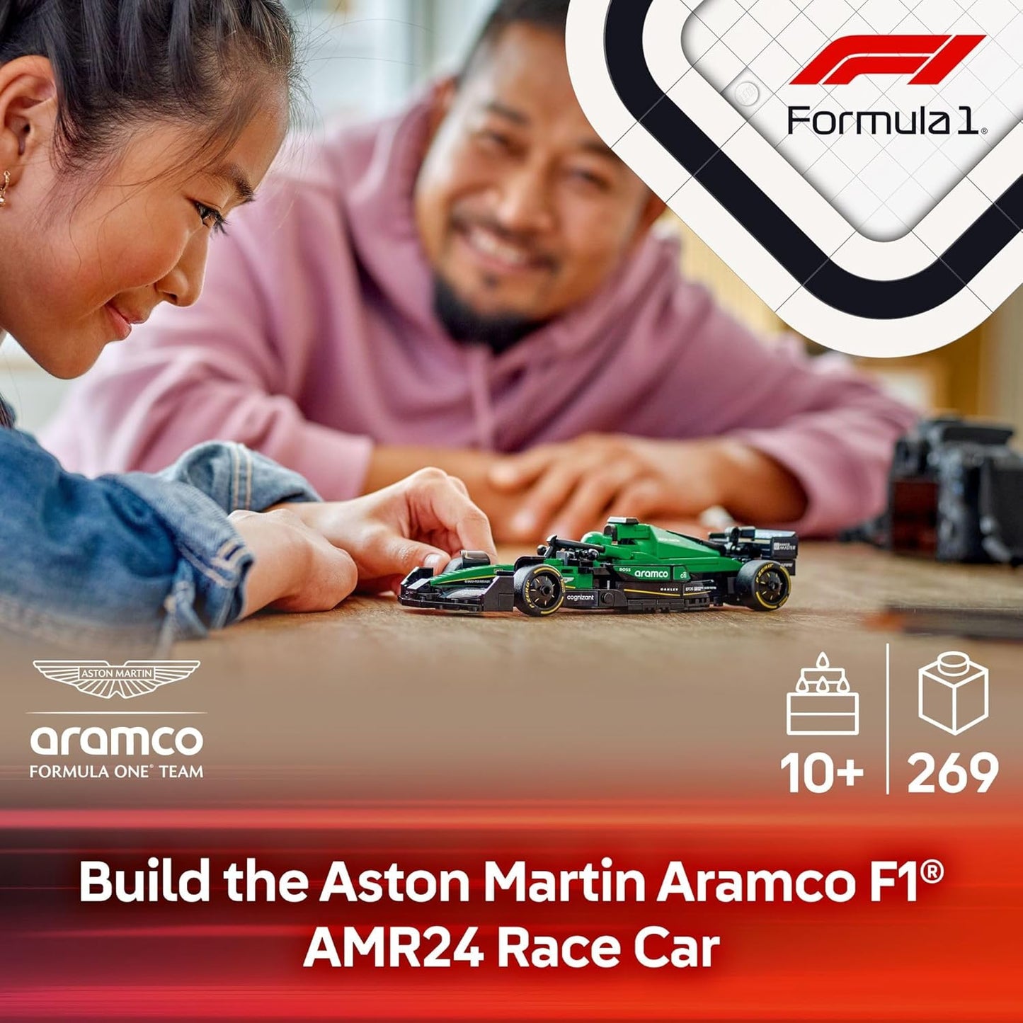 LEGO Speed Champions Aston Martin Aramco F1 AMR24 - Juego