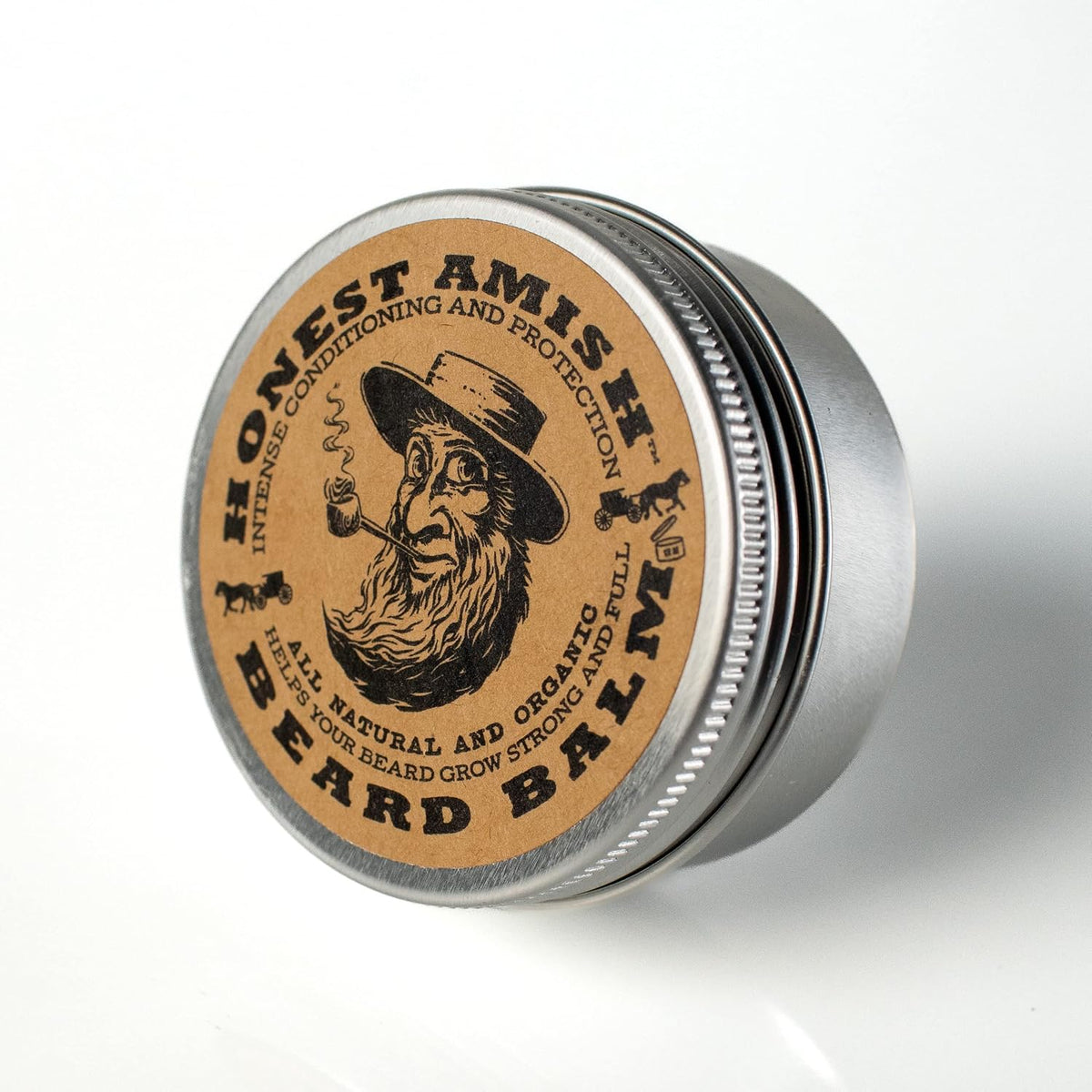 Honest Amish Acondicionador sin enjuague para barba, hecho con solo...