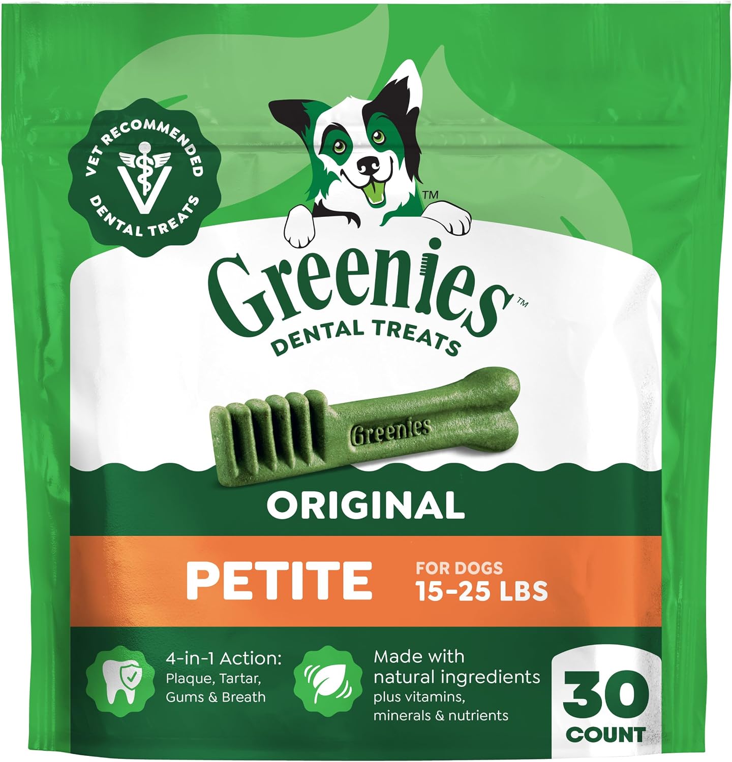 Greenies Original galletas para perro pequeño masticables dentales,...
