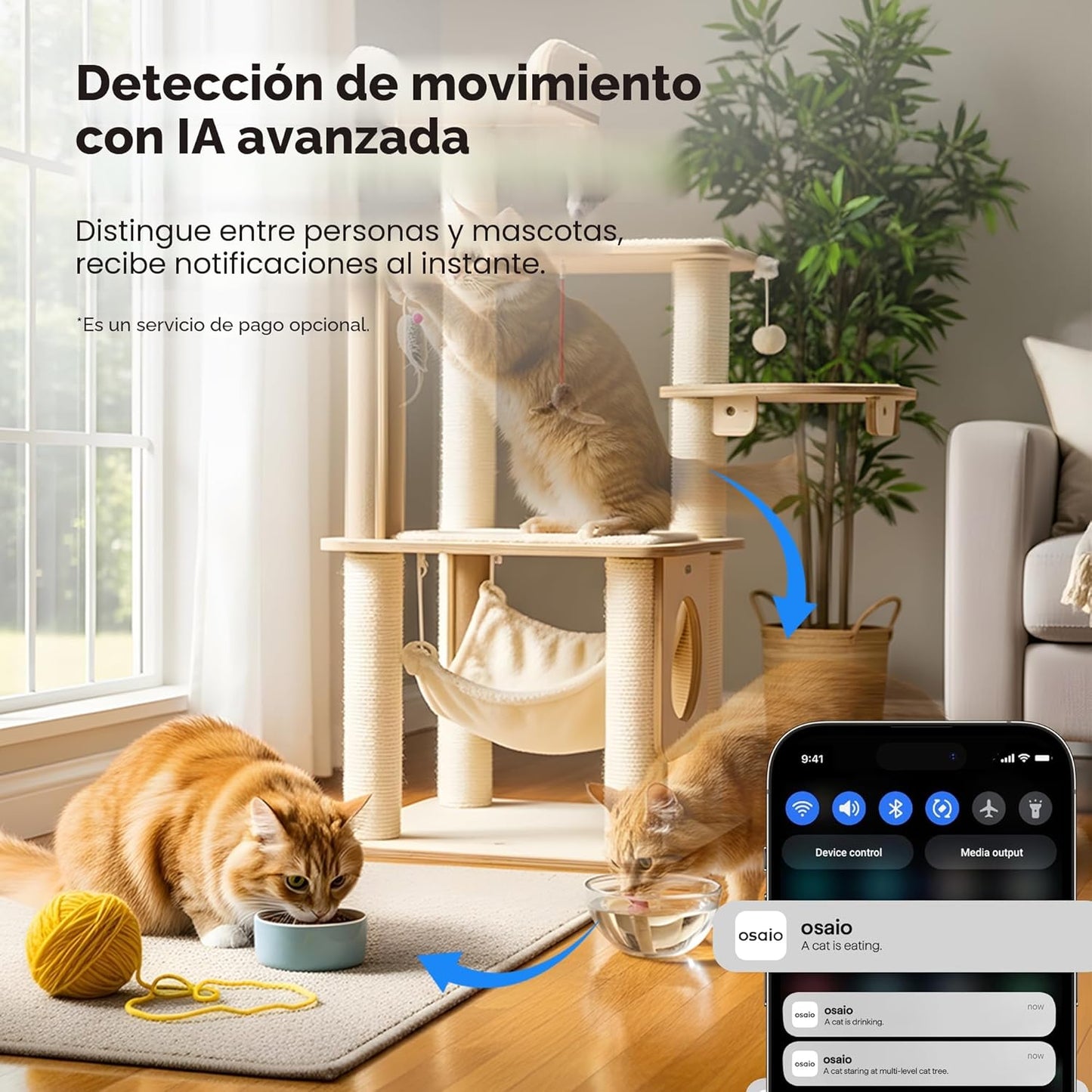Elelink Cámaras inalámbricas 2K para cámara de seguridad del hogar,...