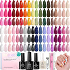 Beetles - Juego de 44 esmaltes de uñas de gel, colección Colorful M...