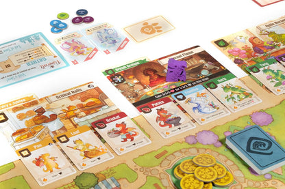 Juego de mesa Flamecraft | Juego de estrategia de fantasía de dragones para la diversión familiar para niños y adultos a partir de 10 años 1-5 jugadores Tiempo de juego promedio 60 minutos Hecho por