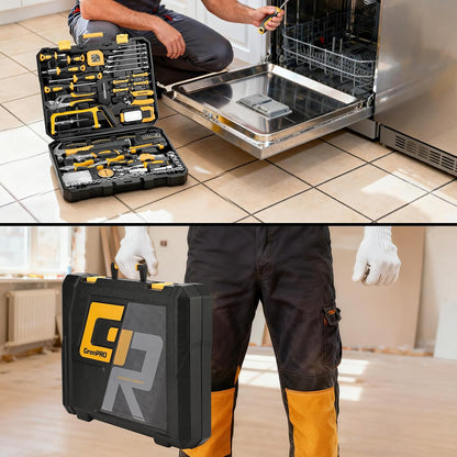 GRENPRO - Kit de herramientas de 218 piezas para el hogar, caja de...