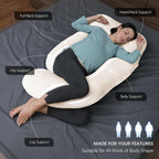 MOON PARK - Almohadas de embarazo y maternidad de cuerpo completo p...