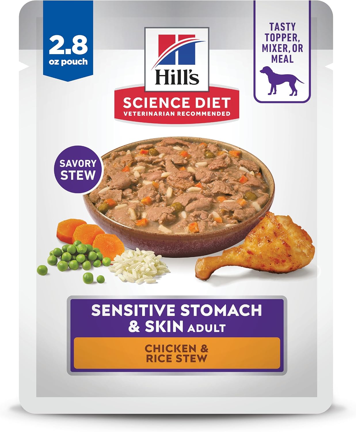 Hill's Science Diet Estómago y piel sensibles, adultos 1-6, sop...