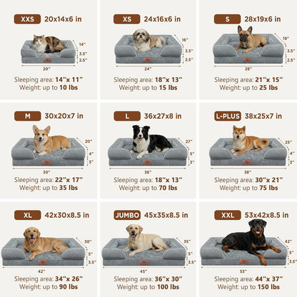 Comfort Expression - Cama ortopédica para perros extragrandes, 42 x...