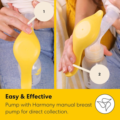 Medela Harmony Extractor de leche manual con kit de recolección de...