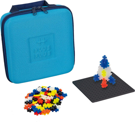PLUS PLUS Juego de construcción con estuche de viaje, juguete STEM...
