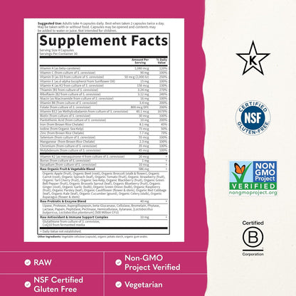 Garden of Life Multivitamin para Mujeres, Vitamin Code Multi para M...