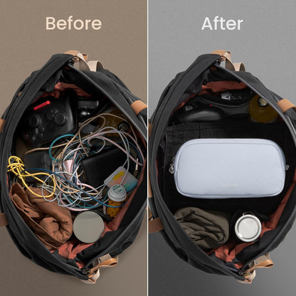 tomtoc Estuche organizador de accesorios de viaje para electrónicos...