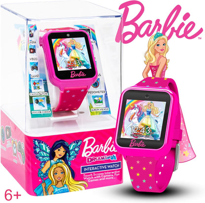 Barbie - Reloj inteligente para niños, pantalla táctil interactiva...