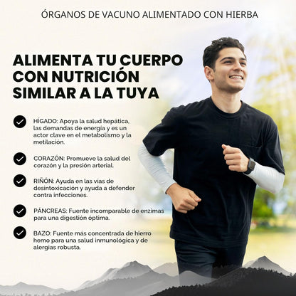 Ancestral Supplements Suplemento de órgano de res alimentado con pa...
