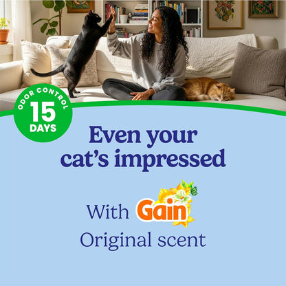 Fresh Step Advanced Odor Shield - Arena aglutinante para gatos con...