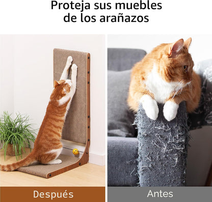 FUKUMARU Rascador para Gatos, Almohadilla para Rascar de 26.8 Pulga...