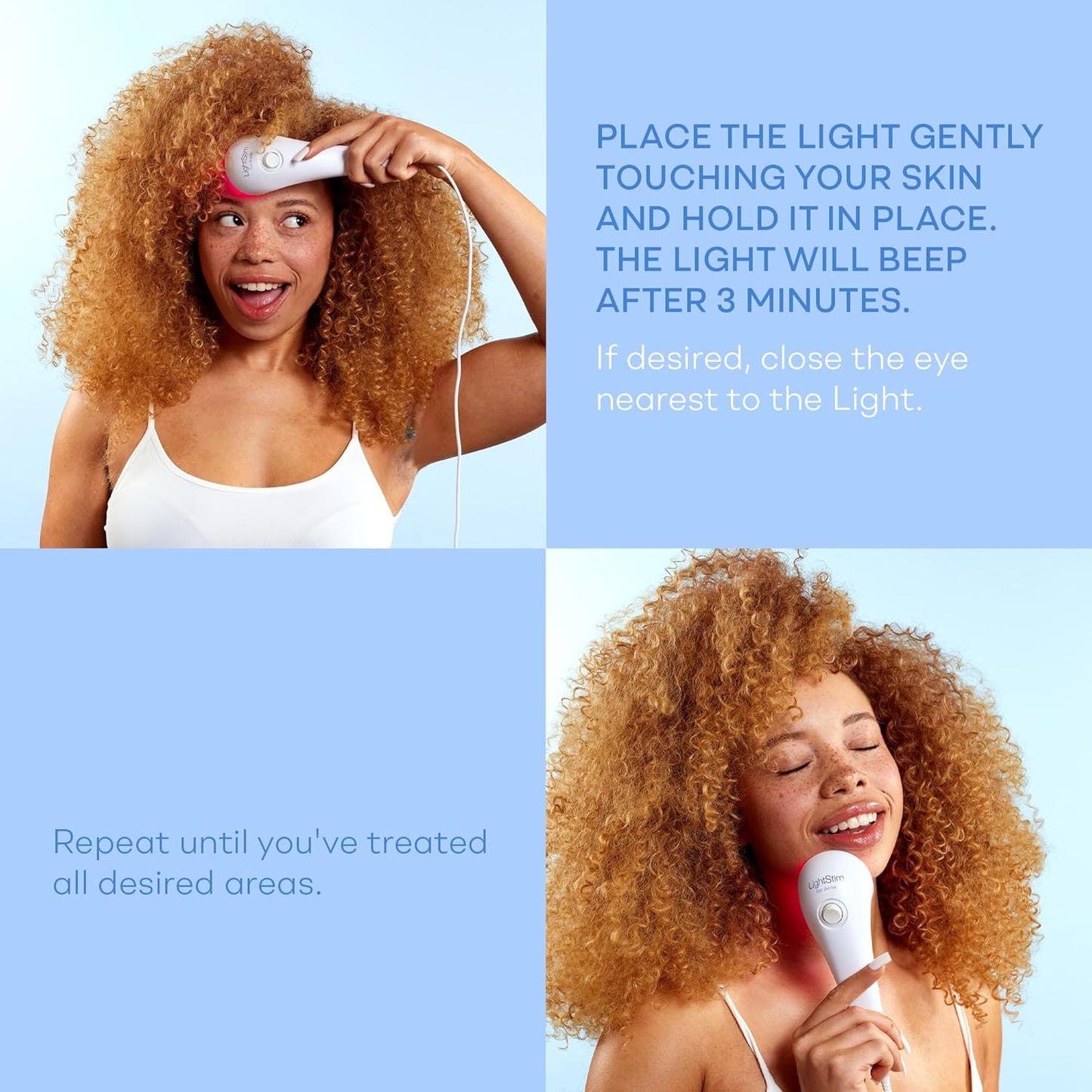 LightStim para acné, luz para combatir el acné