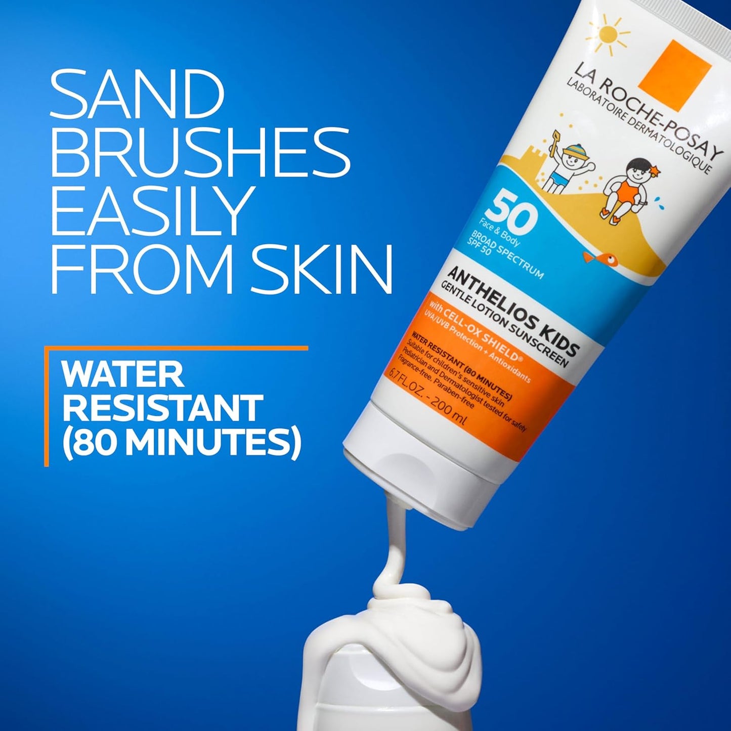 La Roche-Posay Anthelios Loción protectora solar para niños SPF 50,...