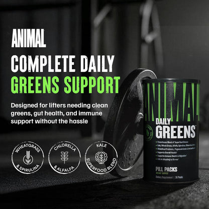 Animal Daily Greens - Paquetes de píldoras \u2013 col rizada, hierb...