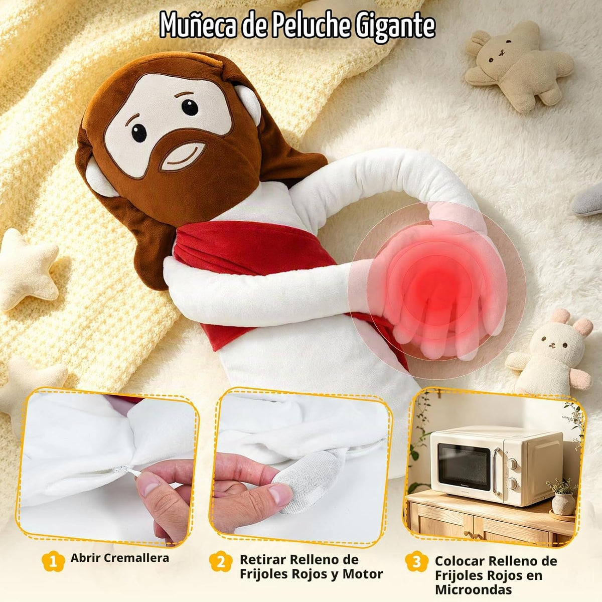Camplist Muñeca de peluche gigante, animal de peluche grande, jugue...