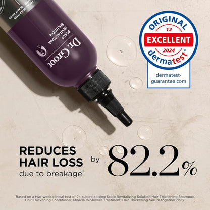 Dr. Groot Miracle in Shower - Tratamiento hidratante para la pérdida del cabello, enjuague coreano para el cuidado del cabello, aceite de romero para un cabello suave y saludable en 5 segundos, solución revitalizante del cuero cabelludo