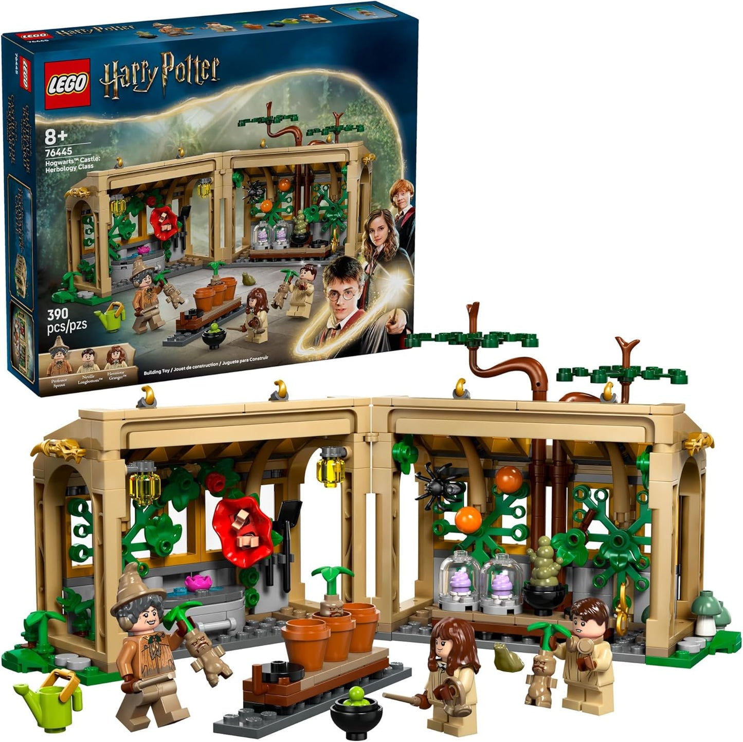 LEGO Harry Potter Hogwarts Castle: Herbology Class Juguete para Niños - Juguete de construcción y aprendizaje para juego de simulación - Harry Potter coleccionable para niños y niñas, a partir de 8