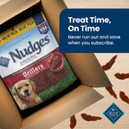 Blue Buffalo Nudges Grillers - Golosinas naturales para perros con...