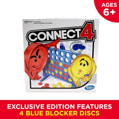 Hasbro Gaming Conecta 4 Juego de mesa de estrategia para edades de 6 años en adelante (exclusivo de Amazon)