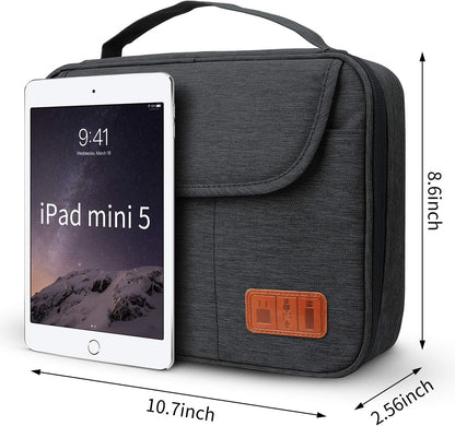 HOLIMET Bolsa organizadora de cables, bolsa de accesorios electróni...