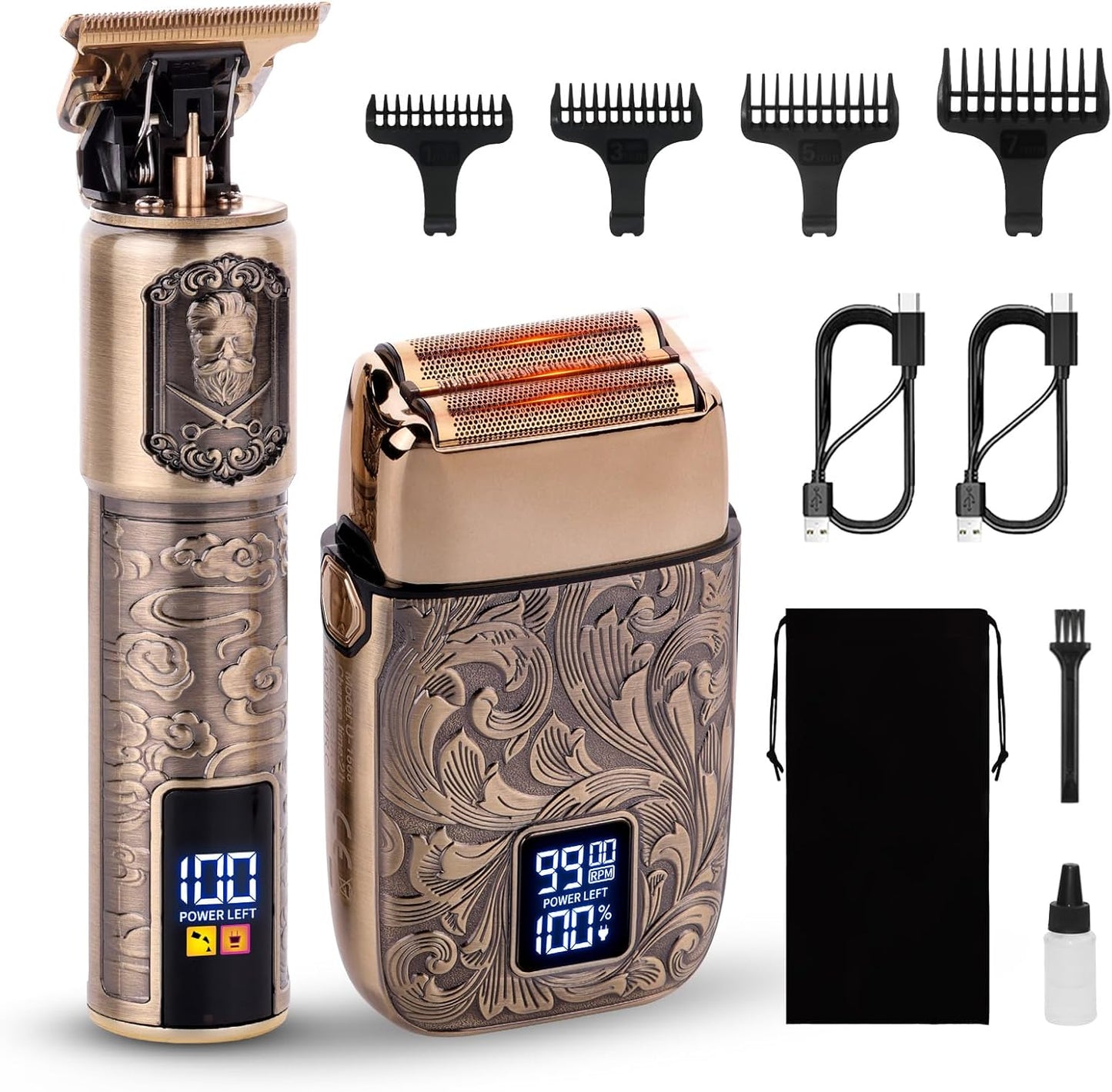 Ufree Afeitadora Eléctrica de Cabezal de Lámina para Hombres, Kit d...