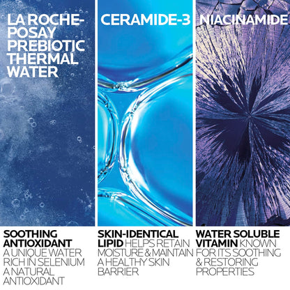 La Roche-Posay Toleriane - Limpiador facial suave e hidratante, lim...