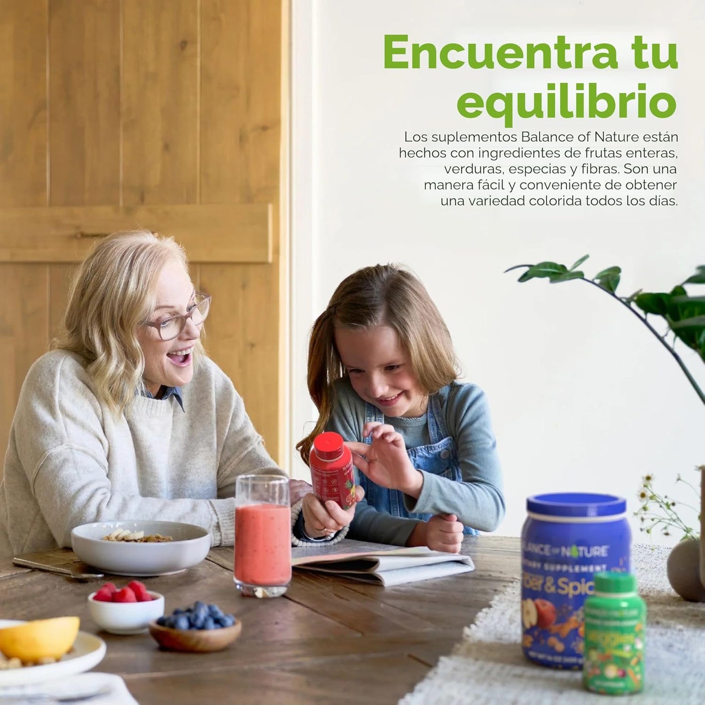 Suplementos de frutas y verduras de Balance Of Nature - 90 cápsulas...