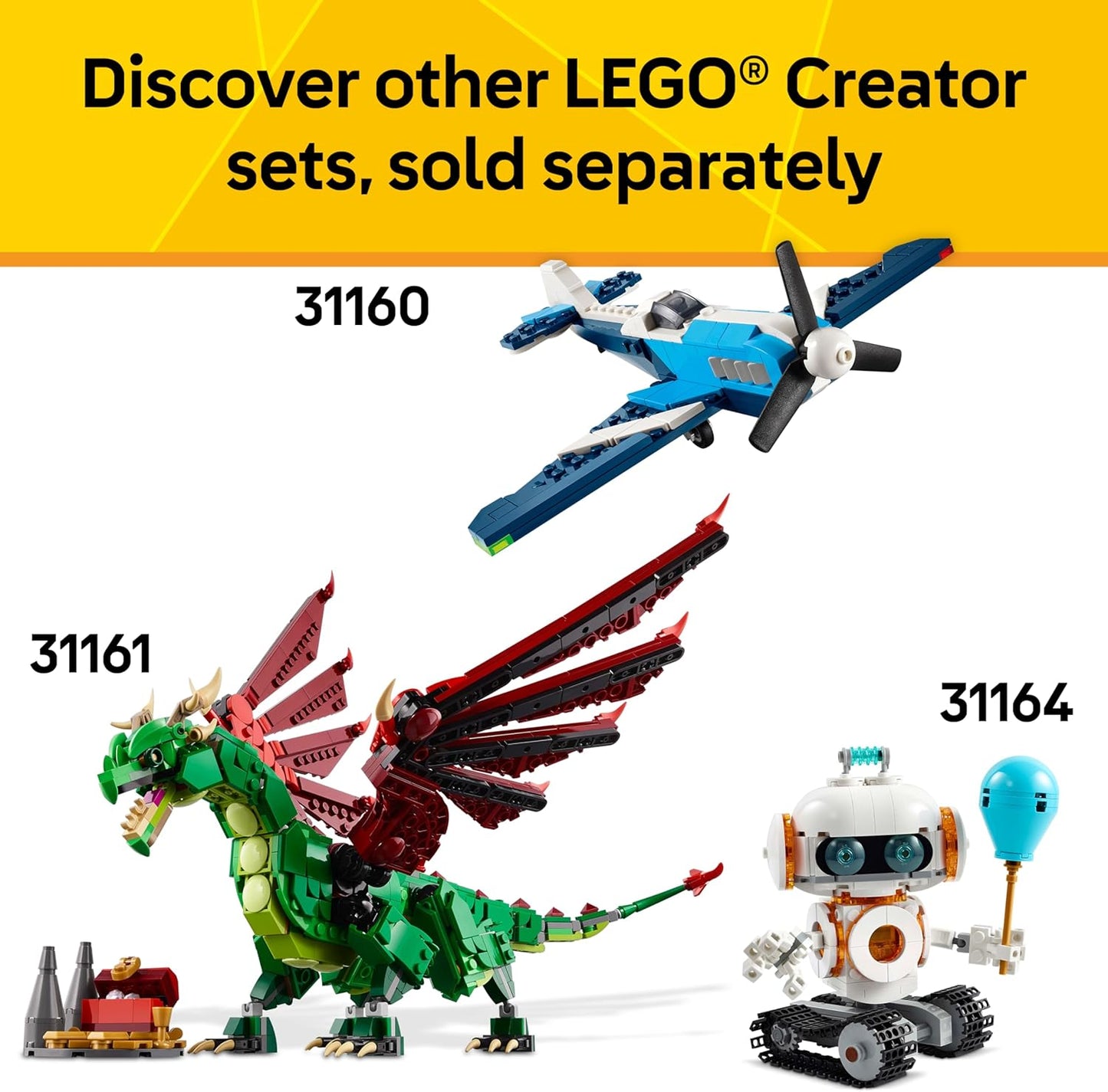 LEGO Creator 31159 - Juguete de araña sorprendente de animales salvajes 3 en 1, juguete de construcción con 3 opciones de construcción, araña, escorpión o serpiente, figuras de animales para niños