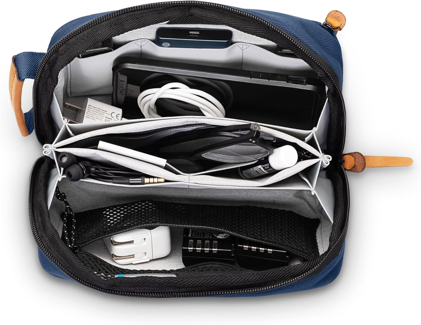 TRIPPED Travel Gear Tech Bag Organizer - Pequeña bolsa organizadora...