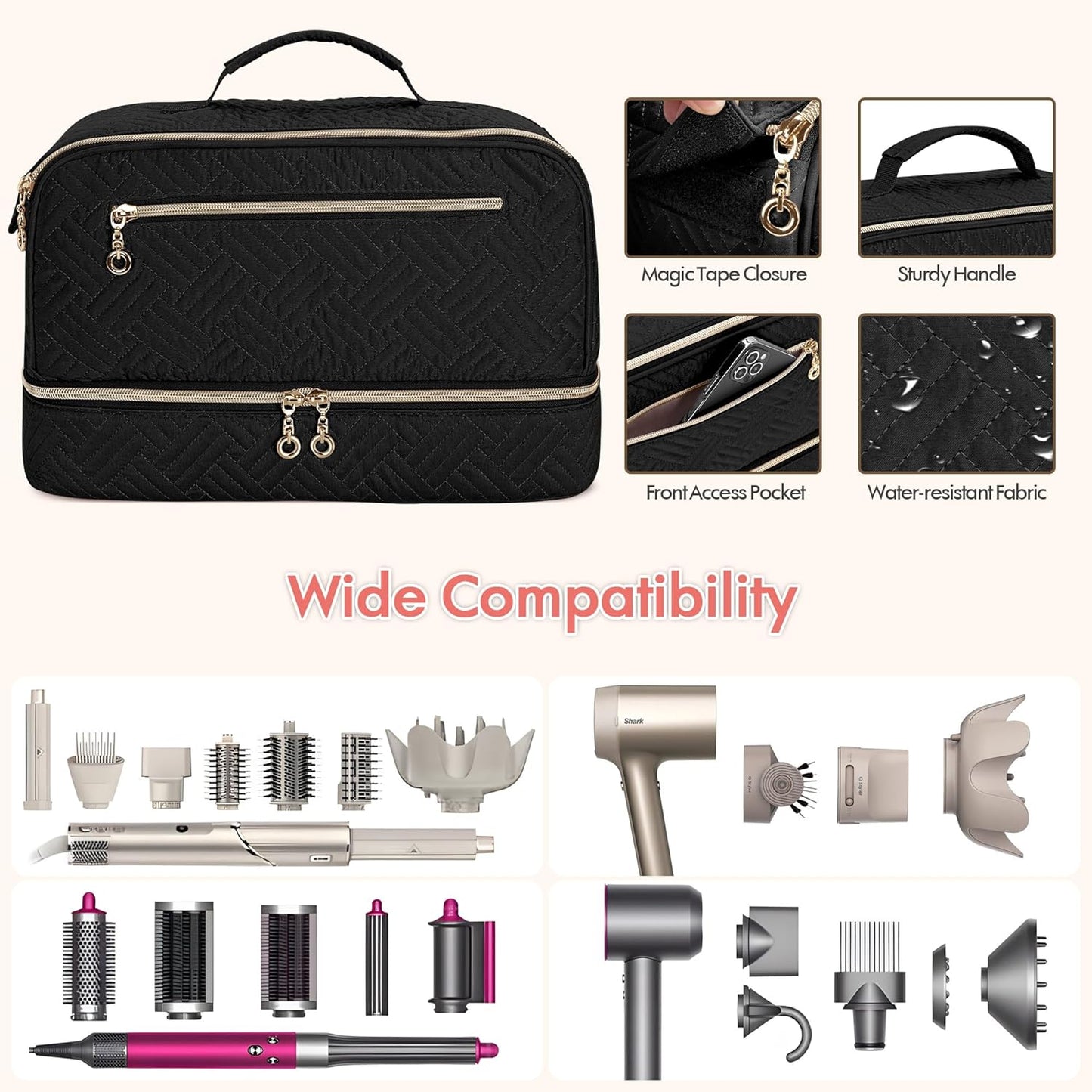 Teamoy Estuche de transporte de viaje compatible con Shark Flexstyl...
